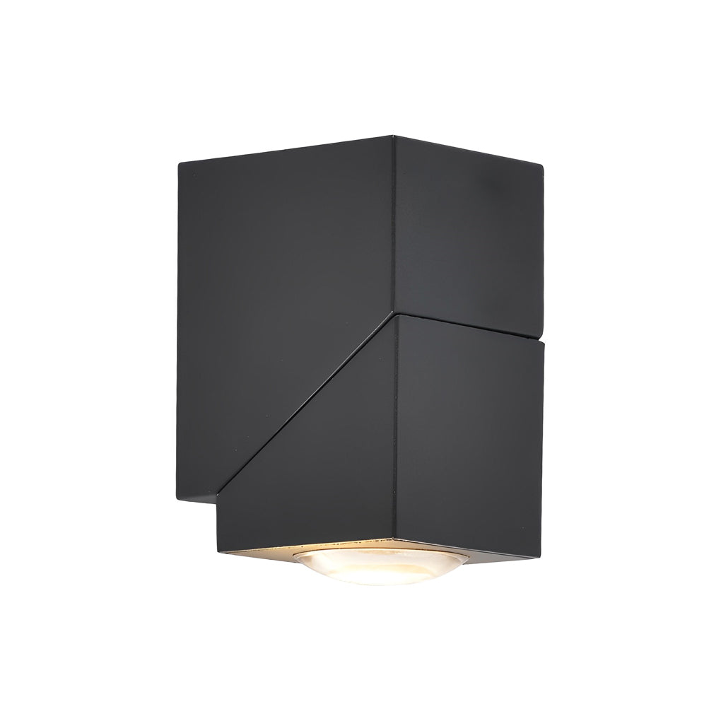 Adjustable Up and Down Light Motion Sensor Waterproof Black Wall Lamp - Lamp Outdoor