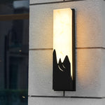 Rectangular Creative Scenery Waterproof LED Black Retro Sconces Lighting - Lamp Outdoor