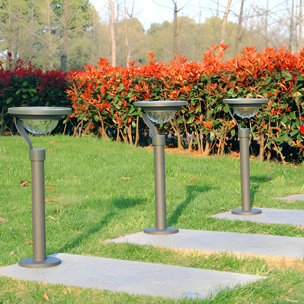 Modern Solar Lawn Lamp Half-Sphere LED Outdoor Light - Lamp Outdoor