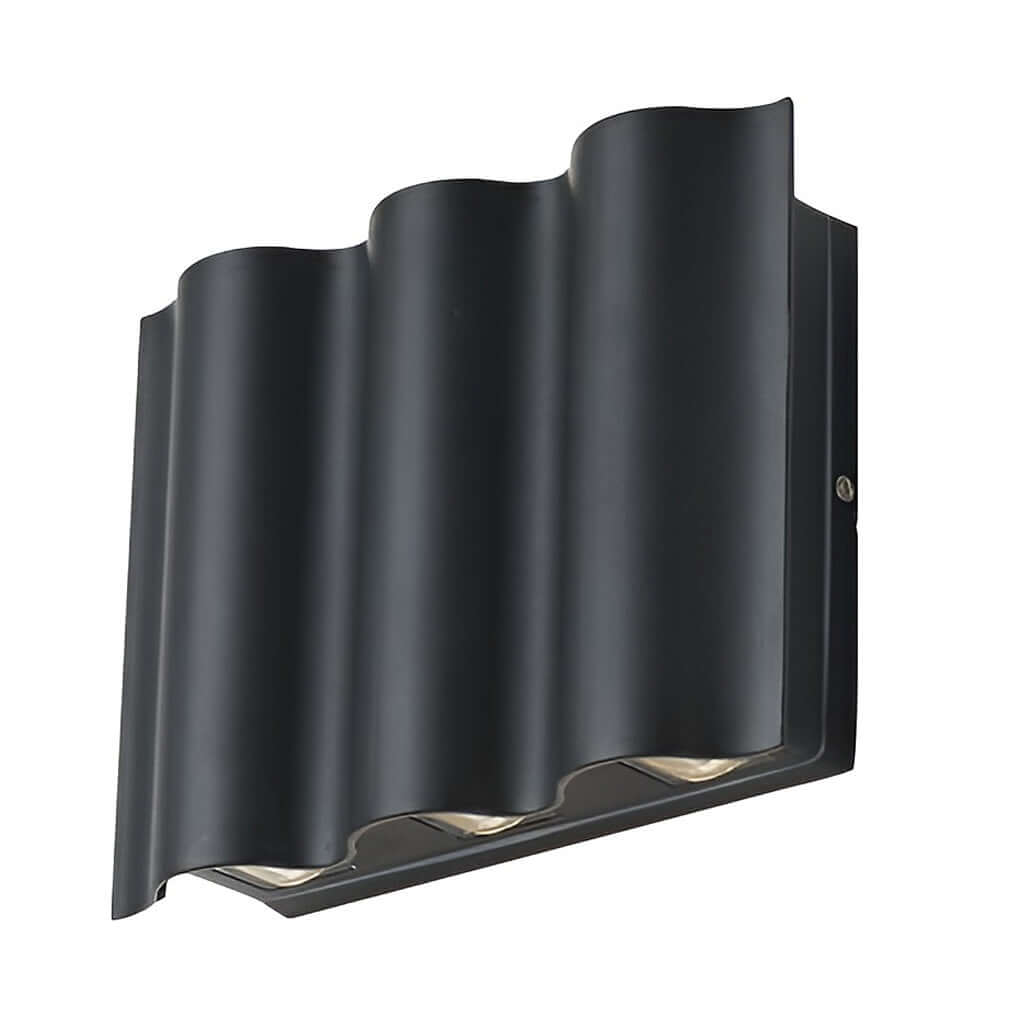Arc Waterproof Wave Wall Sconces Outdoor Cool LED Up and Down Wall Mounted Lights - Lamp Outdoor