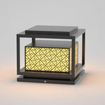 Square Waterproof Modern Solar Outdoor Fence Post Lights Pillar Light - Lamp Outdoor