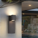 Square Waterproof LED Up and Down Lights Modern Outdoor Wall Lamp Wall Sconce Lighting - Lamp Outdoor