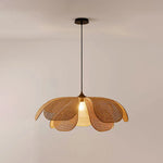 Aiko Handmade Pendant Light, Rattan/Willow Weave - Lamp Outdoor