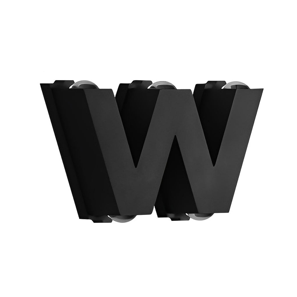 N/V/W Letters Creative Waterproof Modern LED Outdoor Wall Sconce Lighting - Lamp Outdoor