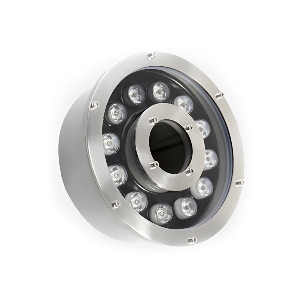 Vibrant LED Ring Pool Lights Waterproof and Colorful Fountain Illumination - Lamp Outdoor