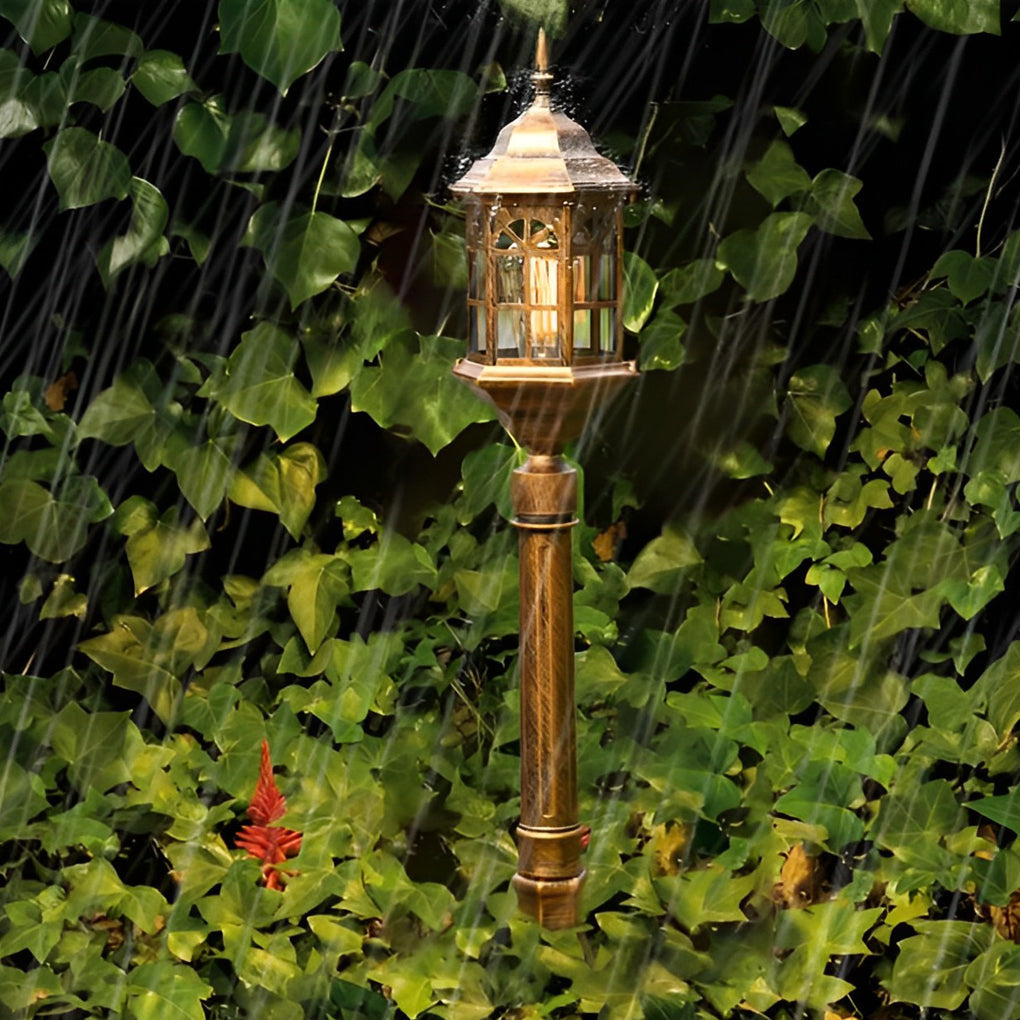 Elegant Slim Post LED Outdoor Post Lights Black/Bronze Pathway Lamps - Lamp Outdoor