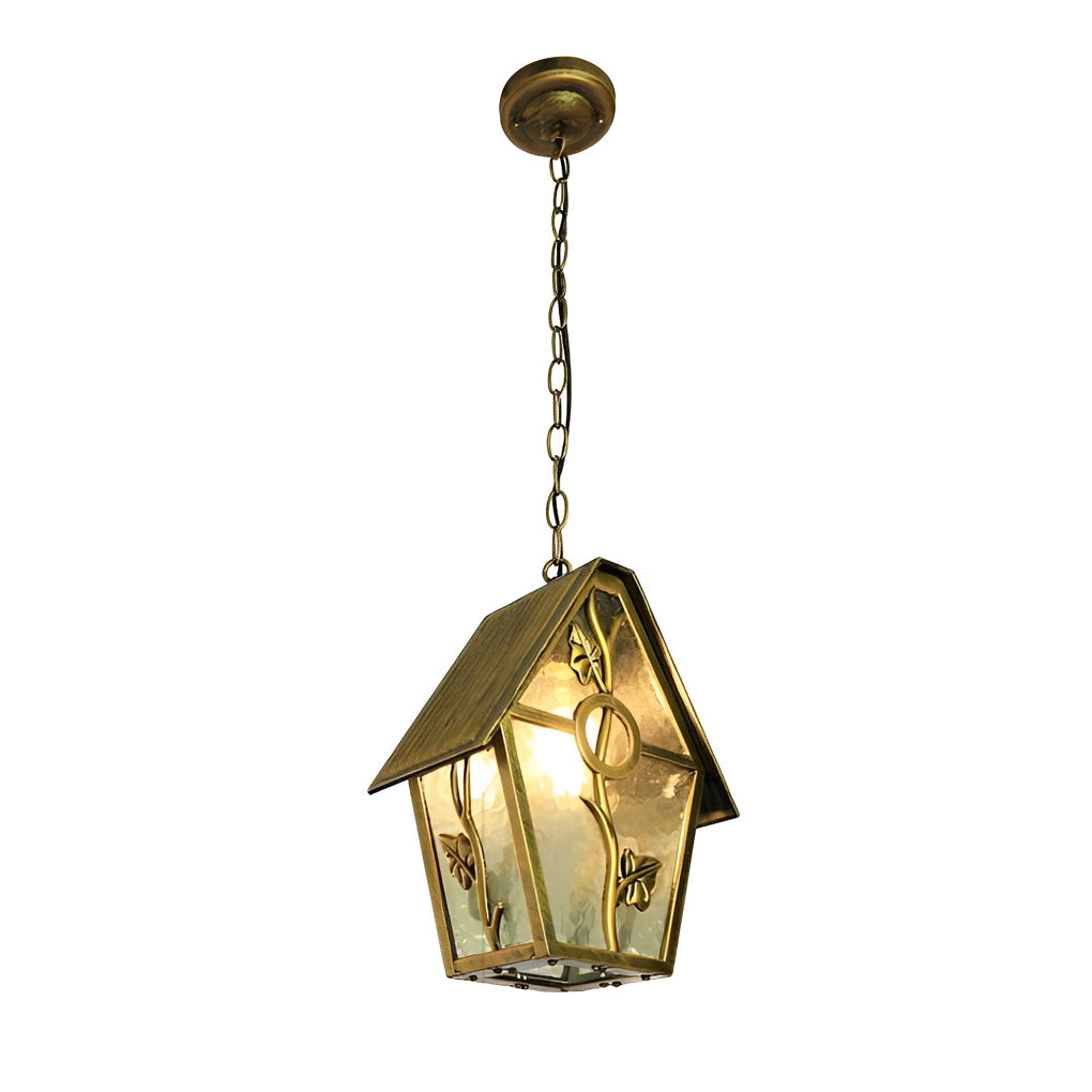 Creative Cabin Glass Waterproof American Style Outdoor Chandelier Lamp - Lamp Outdoor