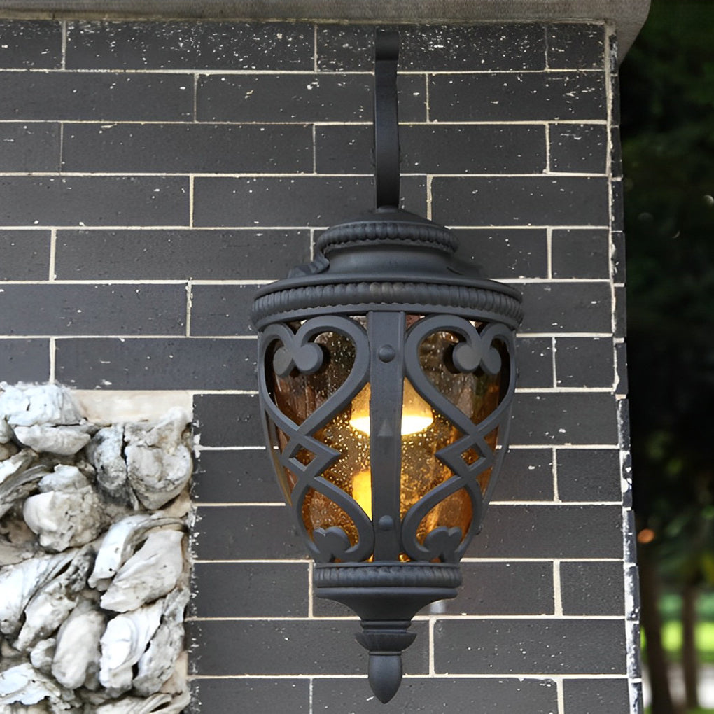Retro Die-Casting Aluminum Waterproof American Outdoor Wall Light Fixture - Lamp Outdoor