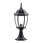 Led Waterproof Black Vintage Outdoor Solar Fence Post Lights with Remote - Lamp Outdoor