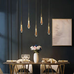 Teardrop Gold Pendant Light - Lamp Outdoor