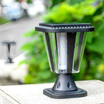 LED Waterproof Motion Sensor Light-control Modern Solar Post Caps Lights - Lamp Outdoor