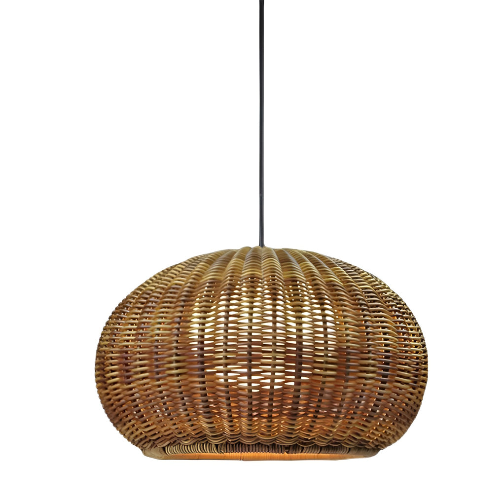Lantern Shaped Waterproof Rattan Modern Outdoor Wall Lamp Chandelier - Lamp Outdoor