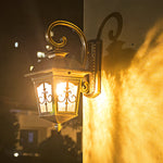 Waterproof Retro Elegant LED Glass European Style Outdoor Wall Lights - Lamp Outdoor