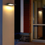 Curved Outdoor Waterproof LED Black Modern Minimalist Wall Lamp Exterior Lighting - Lamp Outdoor