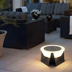 Waterproof LED Gray Modern Outdoor Solar Deck Post Lights Pillar Light - Lamp Outdoor