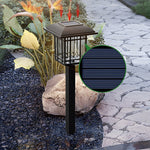 Vintage-Modern Solar Square Lawn Lights Waterproof, Durable Outdoor Lighting - Lamp Outdoor
