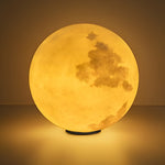 Moon Waterproof LED Modern Solar Post Caps Lights Pillar Light - Lamp Outdoor