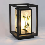 Artistic Solar LED Pathway Lights with Landscape Pattern - Lamp Outdoor