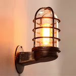 Retro Cage Shape LED 4w Waterproof American-style Outdoor Wall Lamp - Lamp Outdoor