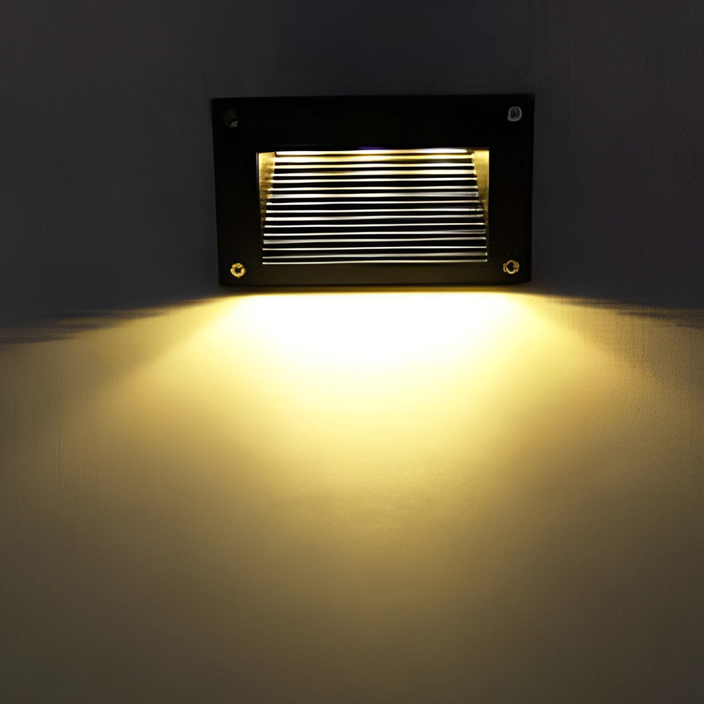 Visual Comfort Wall Recessed LED 3W Aluminum Modern Architectural Step Lights - Lamp Outdoor