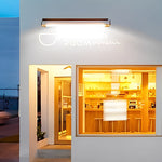 Rectangular Adjustable Waterproof LED Modern Signboard Solar Wall Lamp - Lamp Outdoor