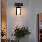 Vintage Waterproof LED Dimmable with Remote Solar Wall Lights Outdoor - Lamp Outdoor
