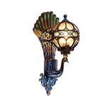 Waterproof Retro Peacocks Aluminum European Style Outdoor Wall Light - Lamp Outdoor