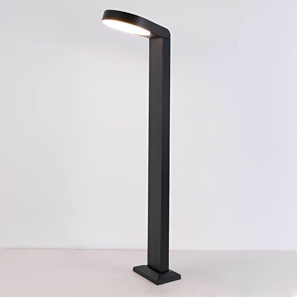 Minimalist LED Black Lawn Lamp Modern, Aluminum Outdoor Lighting - Lamp Outdoor