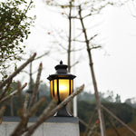 Retro Minimalist Waterproof Aluminum European-style Pillar Lamp Post Lights - Lamp Outdoor