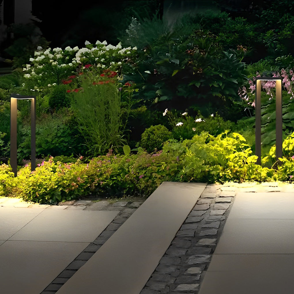 Sleek Linear 12W LED Pathway Light Minimalist Outdoor Landscape Lamp - Lamp Outdoor