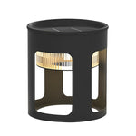 Round Table Lamp with Under-Table Lighting Solar-Powered LED Outdoor Light - Lamp Outdoor
