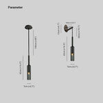Zeyro Modern Black Glass Streamlined Pendant light/Wall Lamp - Lamp Outdoor