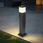 Minimalist Square LED Outdoor Light Modern Bollard Lights for Elegant Home Exterior - Lamp Outdoor