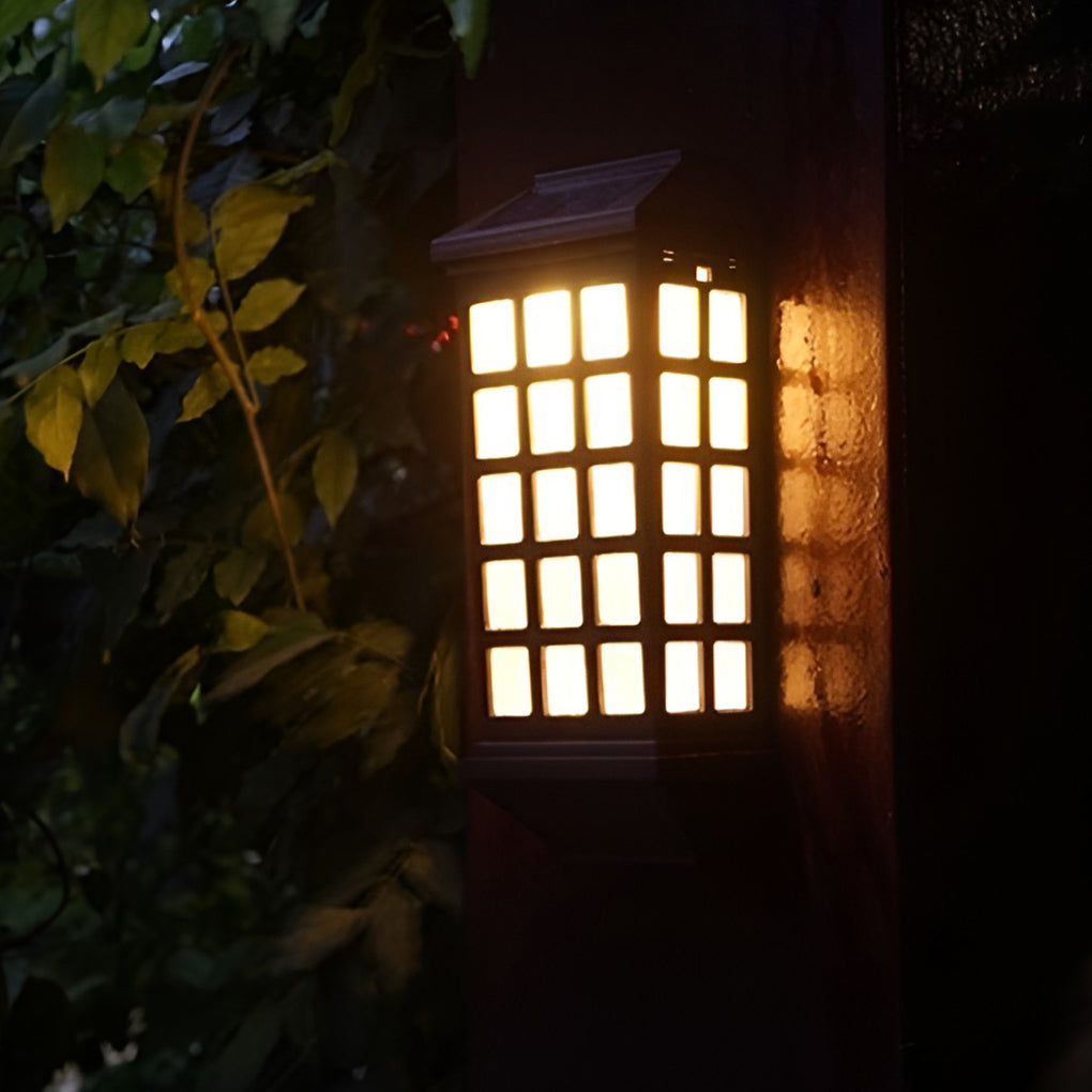 Solar LED Light-controlled Motion Sensor Modern Outdoor Wall Lamp - Lamp Outdoor