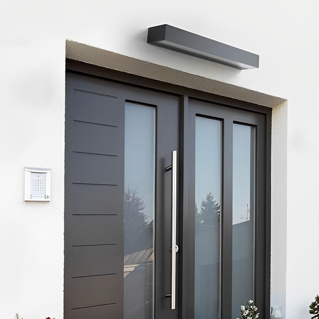 Minimalist Strip Waterproof LED Black Modern Outdoor Wall Washer Light - Lamp Outdoor