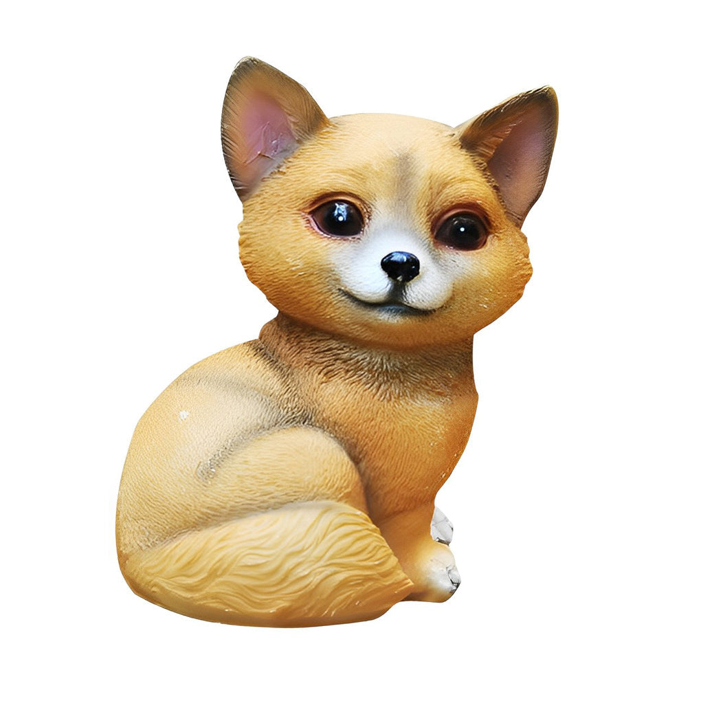 Resin Small Animal Dog Rabbit Snails Owl LED Modern Solar Lights Garden Lamp - Lamp Outdoor