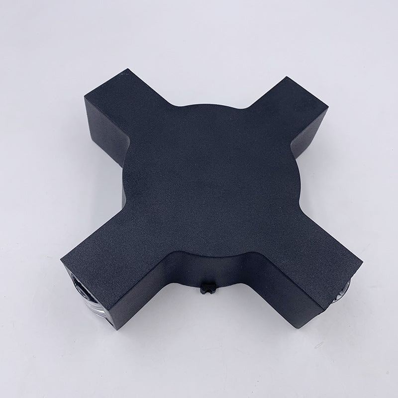 Creative Starlight Decorative LED Waterproof Black Modern Wall Lamp - Lamp Outdoor