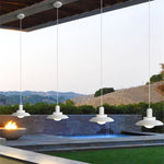 Arisha Retro Funnel Pendant Light Metal Glass - Lamp Outdoor