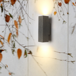 Ray Minimalist Square LED Outdoor Wall Lamp Cement Garden Corridor Balcony - Lamp Outdoor