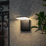 Ray Modern Minimalist Right-Angle Acrylic Sensor Solar Waterproof Outdoor Wall Lamp - Lamp Outdoor