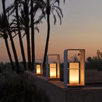 Ray Minimalist Cuboid Candle Outdoor Floor Lamp Garden - Lamp Outdoor