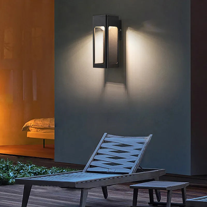 Solith Modern Waterproof Minimalist Geometric Outdoor Wall Light - Lamp Outdoor