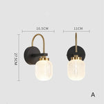 Ardo Modern Metal/Acrylic Wall Lamp, 2 Style - Lamp Outdoor
