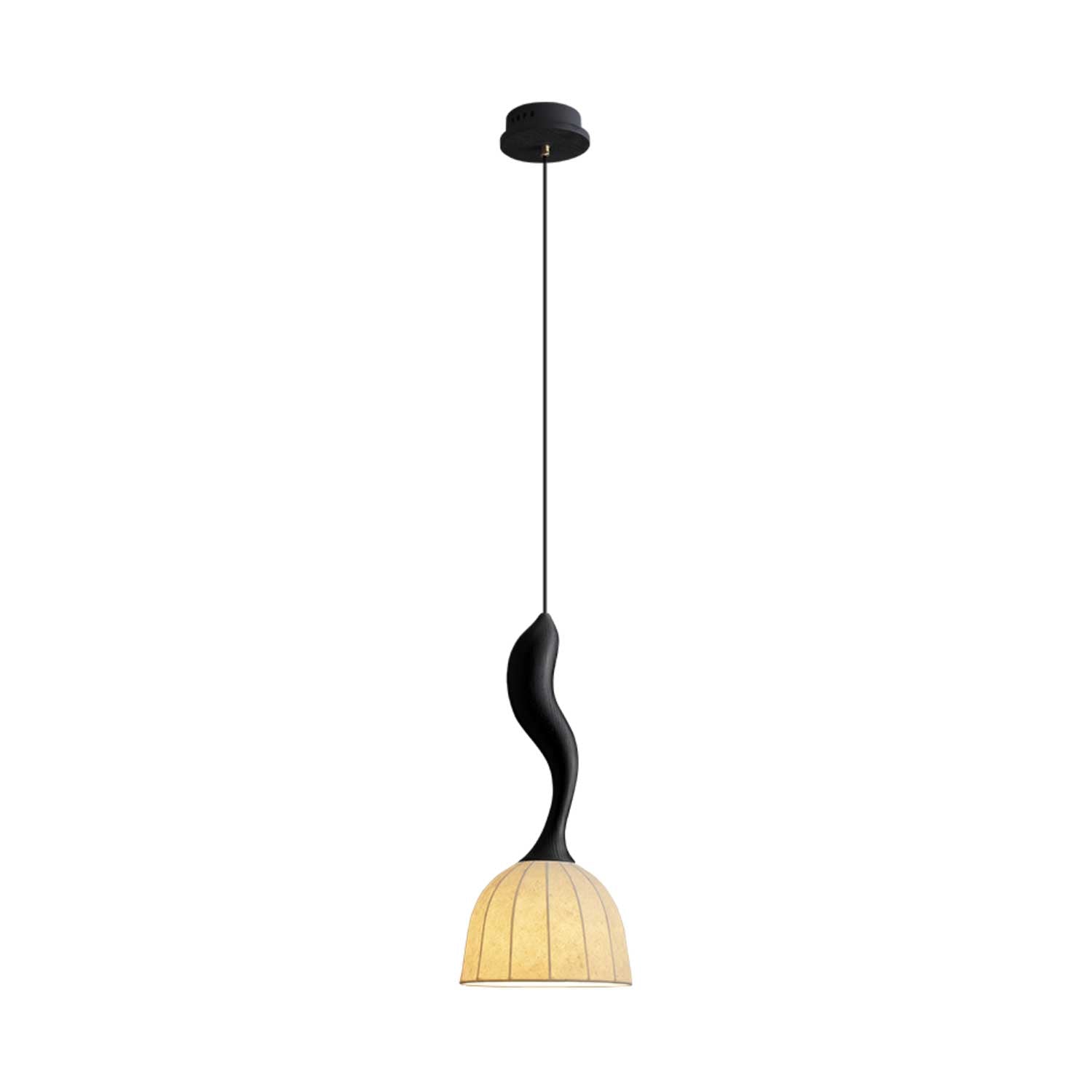 Colire Creativity Twisted Metal Wood Pendant Light - Lamp Outdoor