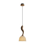 Colire Creativity Twisted Metal Wood Pendant Light - Lamp Outdoor