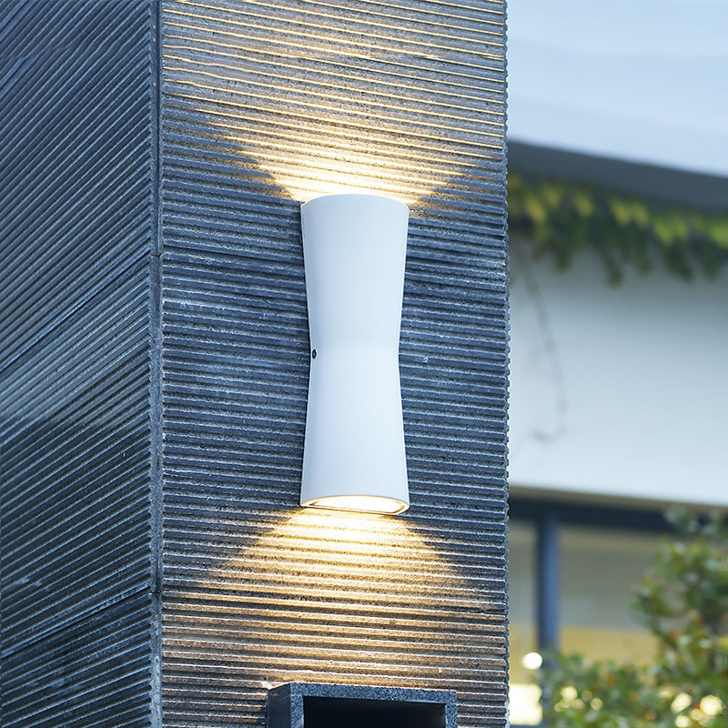 Ray Minimalist Torch LED Outdoor Wall Lamp Metal Garden Corridor Terrace - Lamp Outdoor