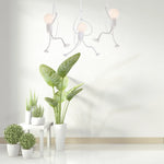 Miro Retro Modern Iron Man Pendant Light, Black - Lamp Outdoor