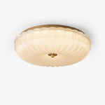 Halo Ceiling Light Ripple Glass - Lamp Outdoor