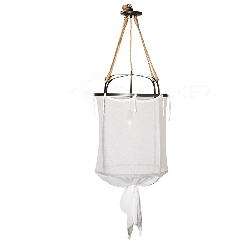 Provence Linen Pendant Light - Lamp Outdoor
