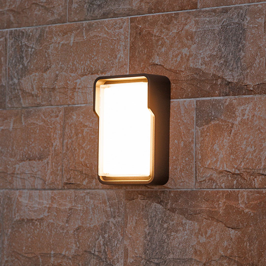 Square Outdoor Wall Light Minimalist LED Waterproof Ambient - Lamp Outdoor